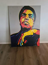 Load image into Gallery viewer, "Muhammad Ali" Stretched Canvas & Ready to Hang