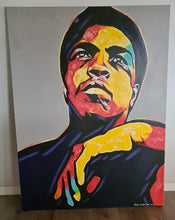 Load image into Gallery viewer, "Muhammad Ali" Stretched Canvas & Ready to Hang
