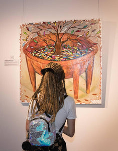 "STRONG FAMILY TREE" Canvas print [Unstretched Canvas & rolled in a Tube]