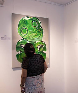 "HEI-TIKI" Canvas print [Unstretched Canvas rolled in a Tube]