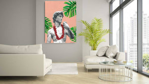 "STATUE OF TAVITA" Canvas print [Unstretched Canvas and rolled in a tube]
