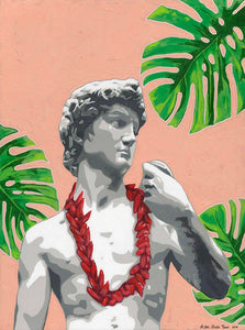 "STATUE OF TAVITA" Canvas print [Unstretched Canvas and rolled in a tube]